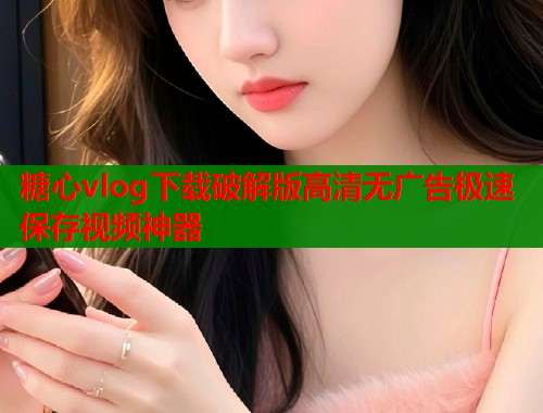 糖心vlog下载破解版高清无广告极速保存视频神器