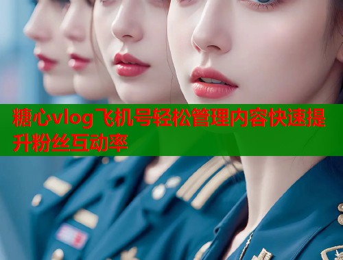 糖心vlog飞机号轻松管理内容快速提升粉丝互动率  第2张