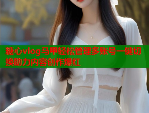 糖心vlog马甲轻松管理多账号一键切换助力内容创作爆红