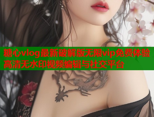 糖心vlog最新破解版无限vip免费体验高清无水印视频编辑与社交平台