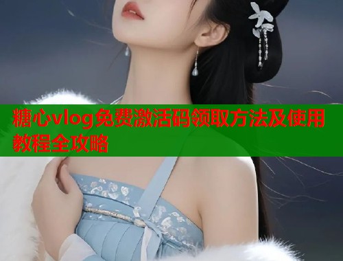 糖心vlog免费激活码领取方法及使用教程全攻略